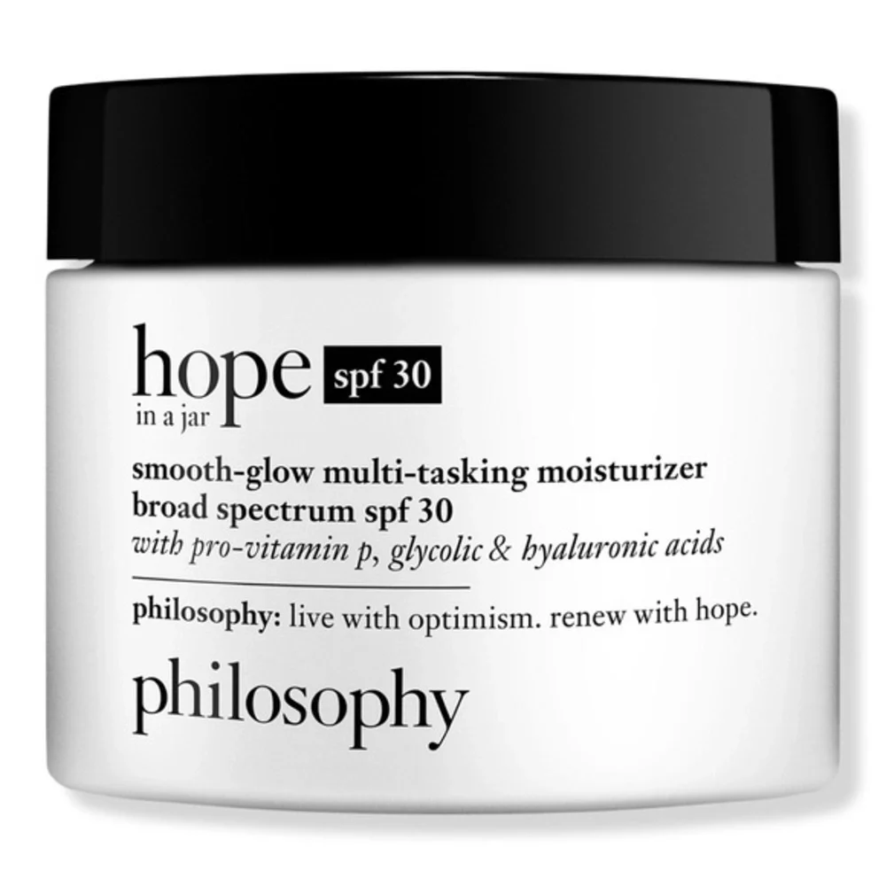 🎀 Philosophy – Hope in a Jar Smooth-Glow Multi-Tasking Moisturizer SPF 30 🎀